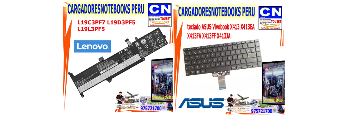 BATERIAS TECLADOS LAPTOPS