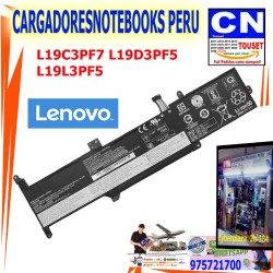 BATERIA COMPATIBLE LENOVO L19D3PF5, L19C3PF7 3 CELDAS