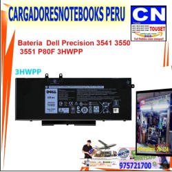 bateria  Dell Precision 3541 3550 3551 P80F 3HWPP