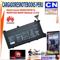 bateria huawei hb4692j5ecw-31 wah9p wae9p matebook 13 d15 bateria huawei hb4692j5ecw-31 wah9p wae9p matebook 13 d15