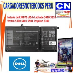 BATERIA JK6Y6 PARA DELL LATITUDE 3410 3510 Vostro 5300