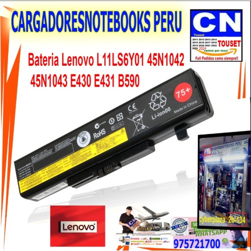 BATERIA L11L6Y01 PARA LENOVO E430 E431 E430C E530 B590