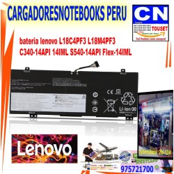 BATERIA LENOVO L18C4PF3 L18M4PF3 C340-14API S540-14API FLEX-14IML BATERIA LENOVO L18C4PF3 L18M4PF3 C340-14API S540-14API FLEX-14IML