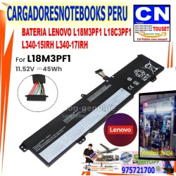 bateria lenovo l18m3pf1 l18c3pf1 l340-15irh 17irh bateria lenovo l18m3pf1 l18c3pf1 l340-15irh 17irh
