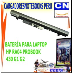 BATERIA PARA LAPTOP HP RA04 PROBOOK 430 G1 G2 BATERIA PARA LAPTOP HP RA04 PROBOOK 430 G1 G2