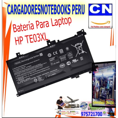 Batería Para Laptop HP TE03XL Batería Para Laptop HP TE03XL