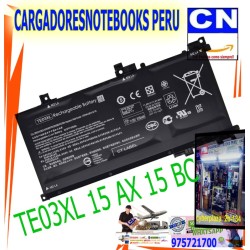 BATERÍA TE03XL PARA LAPTOP HP Pavilion Power 15-CB, Gaming 15-CX BATERÍA TE03XL PARA LAPTOP HP Pavilion Power 15-CB, Gaming 15-CX