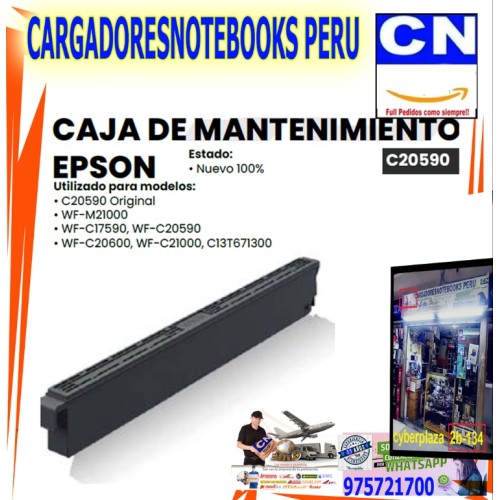 CAJA DE MANTENIMIENTO EPSON C20590 CAJA DE MANTENIMIENTO EPSON C20590