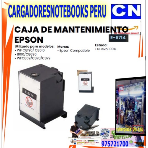 CAJA DE MANTENIMIENTO EPSON E-6714 CAJA DE MANTENIMIENTO EPSON E-6714