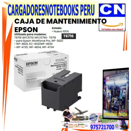 CAJA DE MANTENIMIENTO EPSON T6716 CAJA DE MANTENIMIENTO EPSON T6716