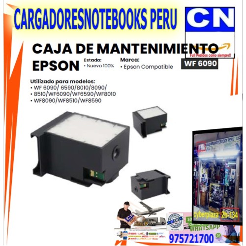 CAJA DE MANTENIMIENTO EPSON WF 6090 CAJA DE MANTENIMIENTO EPSON WF 6090