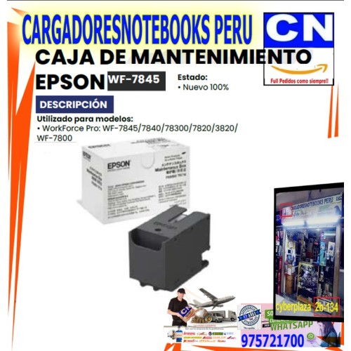 CAJA DE MANTENIMIENTO EPSON WF-7845 CAJA DE MANTENIMIENTO EPSON WF-7845