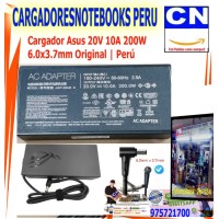 Cargador Asus 20V 10A 200W 6.0x3.7mm Original | Perú Cargador Asus 20V 10A 200W 6.0x3.7mm Original | Perú