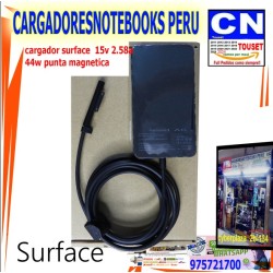 CARGADOR PARA MICROSOFT SURFACE 15V 2.58A 44W PUNTA MAGNETICA