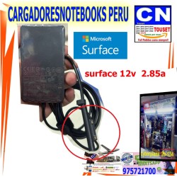 cargador surface 12v 2.85a
