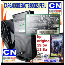 Cargador/transformador Hp Punta Aguja Original 19.5v 11.8a Cargador/transformador Hp Punta Aguja Original 19.5v 11.8a
