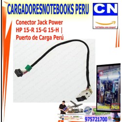 Conector Jack Power HP 15-R 15-G 15-H | Puerto de Carga Perú