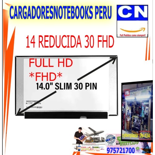 PANTALLA 14.0 30 PINES FHD 1920*1080 REDUCIDO N140HCA-EAC