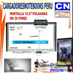 PANTALLA LAPTOP 12.5” PULGADAS HD 30 PINE PANTALLA LAPTOP 12.5” PULGADAS HD 30 PINE