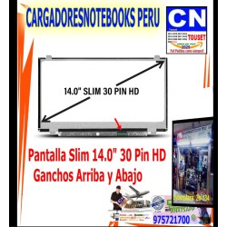 PANTALLA 14.0 SLIM 30 PINES HD 1366*768 CON GANCHOS