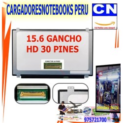 Pantalla para Laptop 15.6" HD 30 Pines con Ganchos / Orejas Pantalla para Laptop 15.6" HD 30 Pines con Ganchos / Orejas