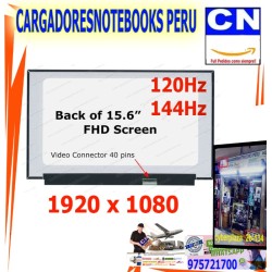 Pantalla para Laptop 15.6" Slim 144Hz FHD 40 Pines Reducida Pantalla para Laptop 15.6" Slim 144Hz FHD 40 Pines Reducida