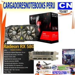 TARJETA VIDEO BOETEC DDR5 8GB Radeon RX 580 TARJETA VIDEO BOETEC DDR5 8GB Radeon RX 580