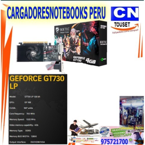 tarjeta video nvidia boetec gt730 4gb ddr3 128 bits tarjeta video nvidia boetec gt730 4gb ddr3 128 bits
