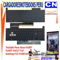 Teclado para Asus TUF Gaming F15 FX507 FA507 FX517 | Repuesto Retroiluminado RGB