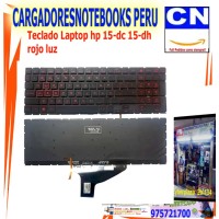 Teclado HP Pavilion Gaming 15-DC 15-DH Luz Roja | Repuesto Perú Teclado HP Pavilion Gaming 15-DC 15-DH Luz Roja | Repuesto Perú