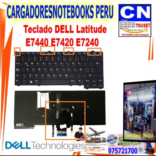 Teclado Dell Latitude E7240 E7440